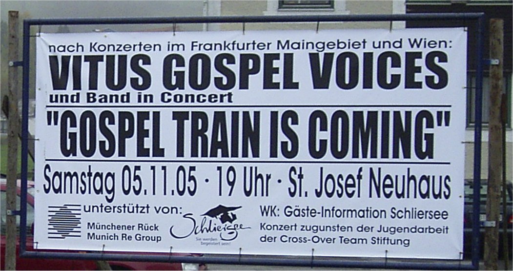 Gospel Train Is Coming, Schliersee 2005